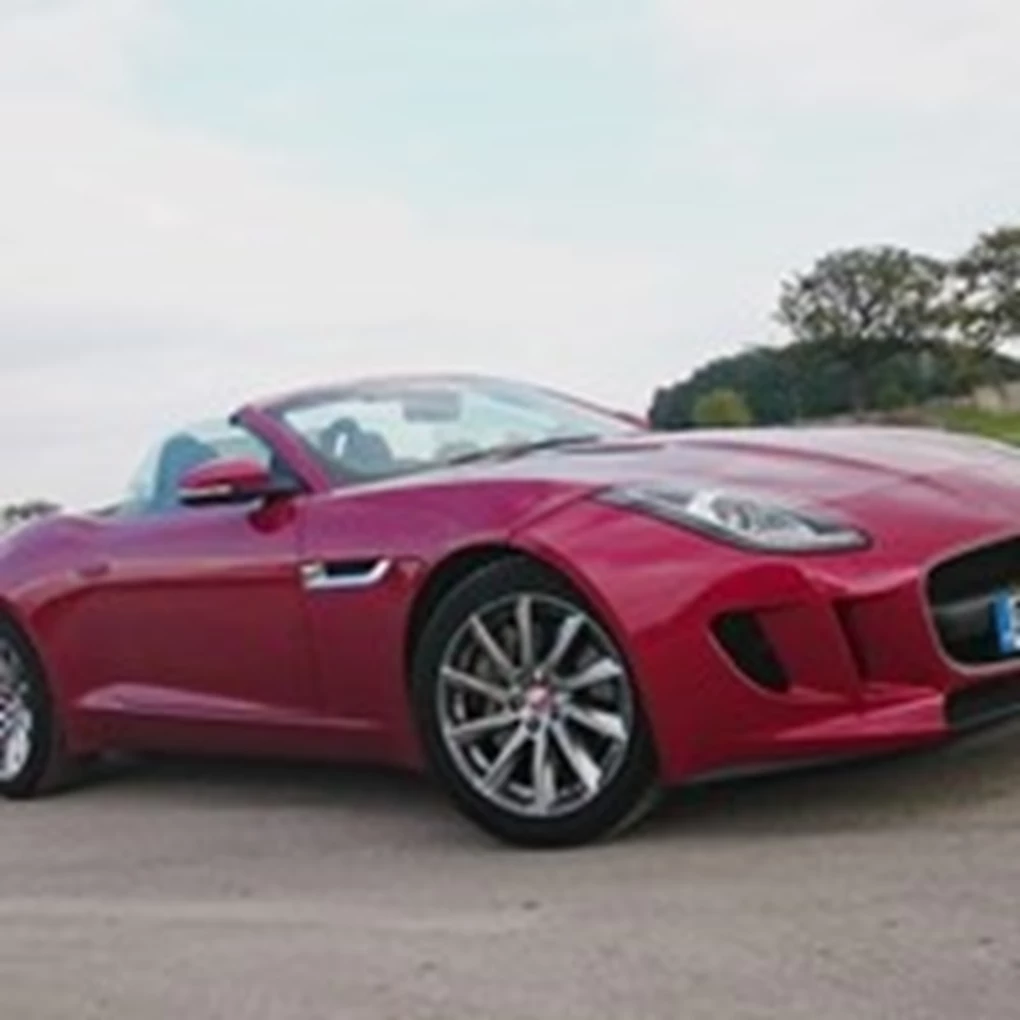 Jaguar F-Type Convertible Side View