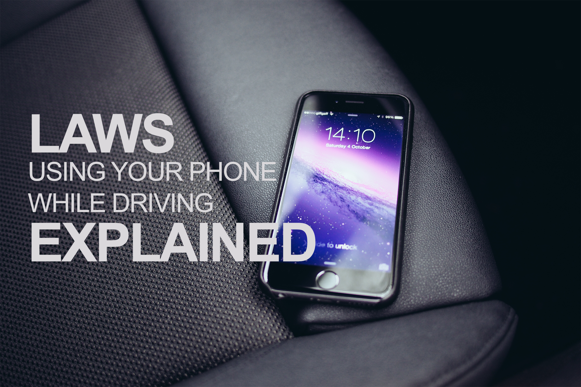 Laws for using your phone while driving explained 